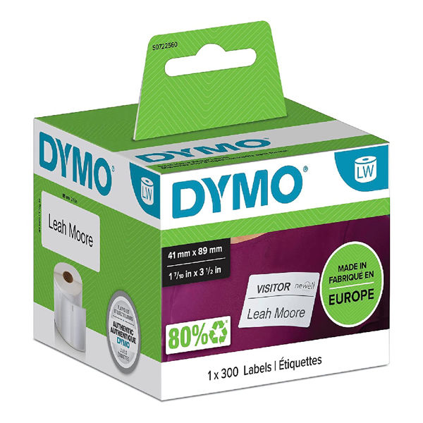 Picture of DYMO ORIGINAL 11356 89MM X 41MM X 300 LABELS